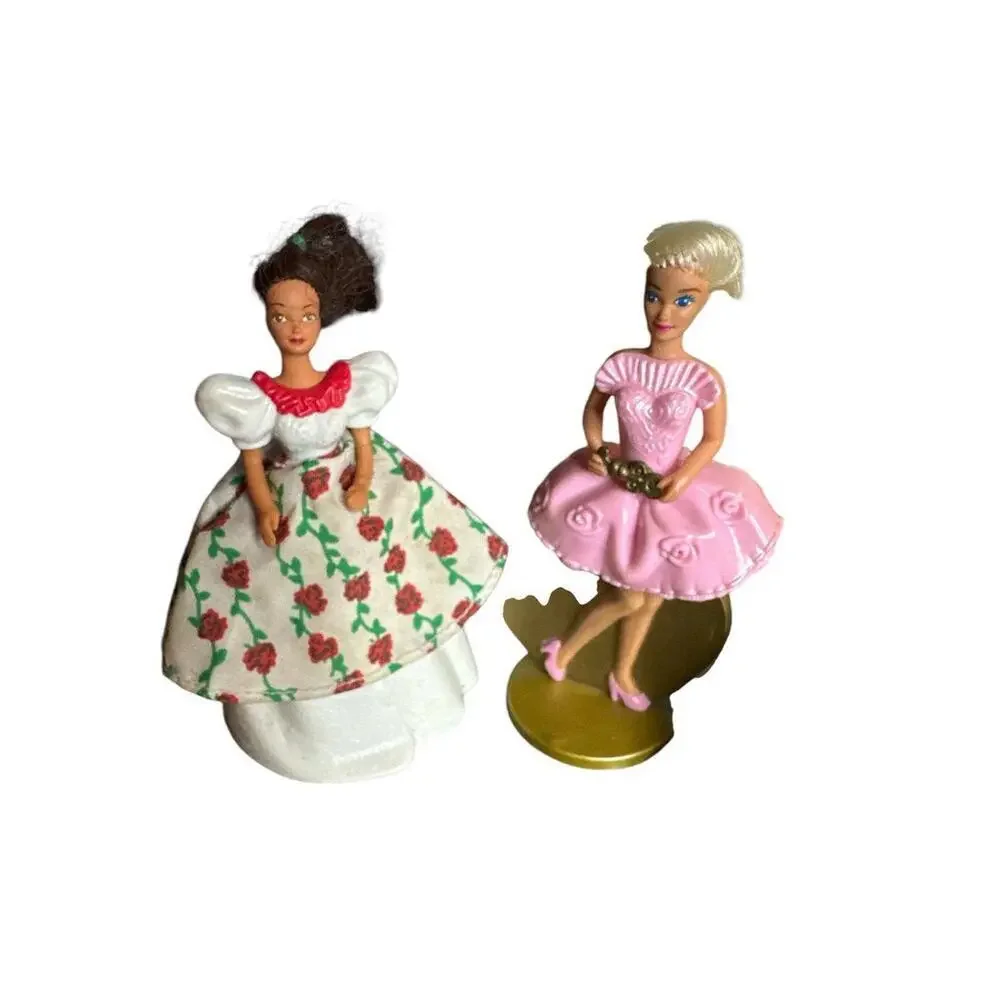 Barbie mini 5 dolls from 4” -5”